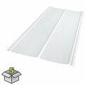 Sunsky 5V 26.22 in. x 6 ft. White Opal Polycarbonate Roof Panel, 5PK 401027